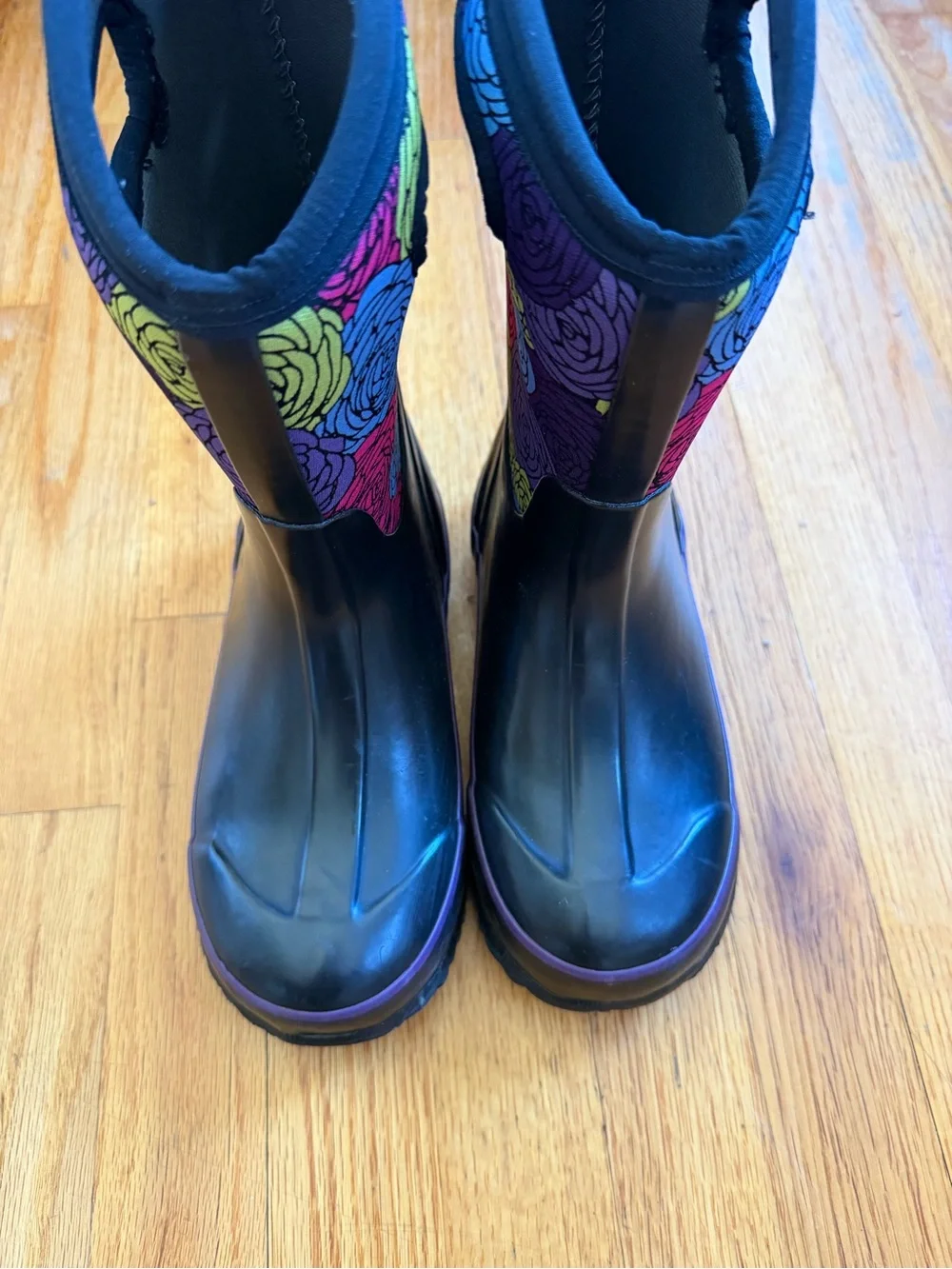 Bogs kids classic rosy / rain snow neoprene / Youth 3